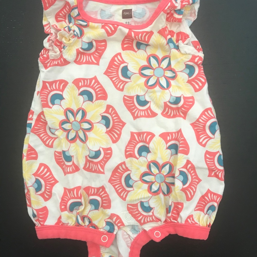 Tea Collection (0-3mo) bubble jumper